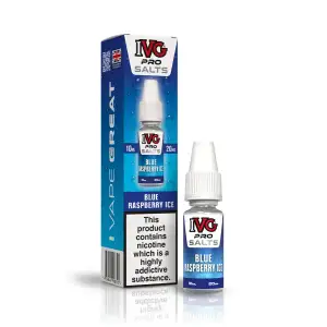 Blue Raspberry Ice Nic Salt E-Liquid by IVG Pro Salts 10ml